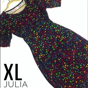 NWT XL LuLaRoe Julia Dress